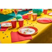 Pronappe 20x 15 Pappbecher, 20 cl, Ø 7 cm, plastikfrei - Rot 89115I Pronappe 20x 15 Pappbecher, 20 cl, Ø 7 cm, plastikfrei - Rot 89115I