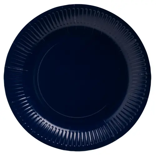 Pronappe 25x Runde Pappteller, 20 St Ø 23 cm 100% plastikfrei Marineblau 79212I Pronappe 25x Runde Pappteller, 20 St Ø 23 cm 100% plastikfrei Marineblau 79212I