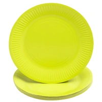 Pronappe 25x Runde Pappteller, 20 St Ø 23 cm, 100% plastikfrei Kiwigrün 79213I Pronappe 25x Runde Pappteller, 20 St Ø 23 cm, 100% plastikfrei Kiwigrün 79213I