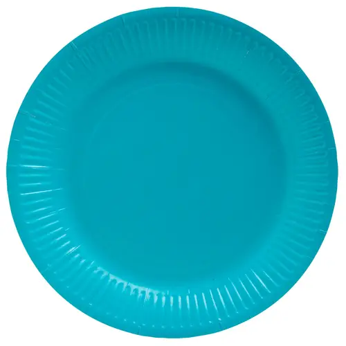 Pronappe 25x Runde Pappteller, 20 St Ø 23 cm, 100% plastikfrei Türkis 79216I Pronappe 25x Runde Pappteller, 20 St Ø 23 cm, 100% plastikfrei Türkis 79216I