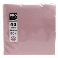 Pronappe 30x Pack 40 Servietten Tissue, 2-lagig 38x38cm Altrosa SV623803I Pronappe 30x Pack 40 Servietten Tissue, 2-lagig 38x38cm Altrosa SV623803I