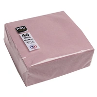 Pronappe 30x Pack 40 Servietten Tissue, 2-lagig 38x38cm Altrosa SV623803I Pronappe 30x Pack 40 Servietten Tissue, 2-lagig 38x38cm Altrosa SV623803I