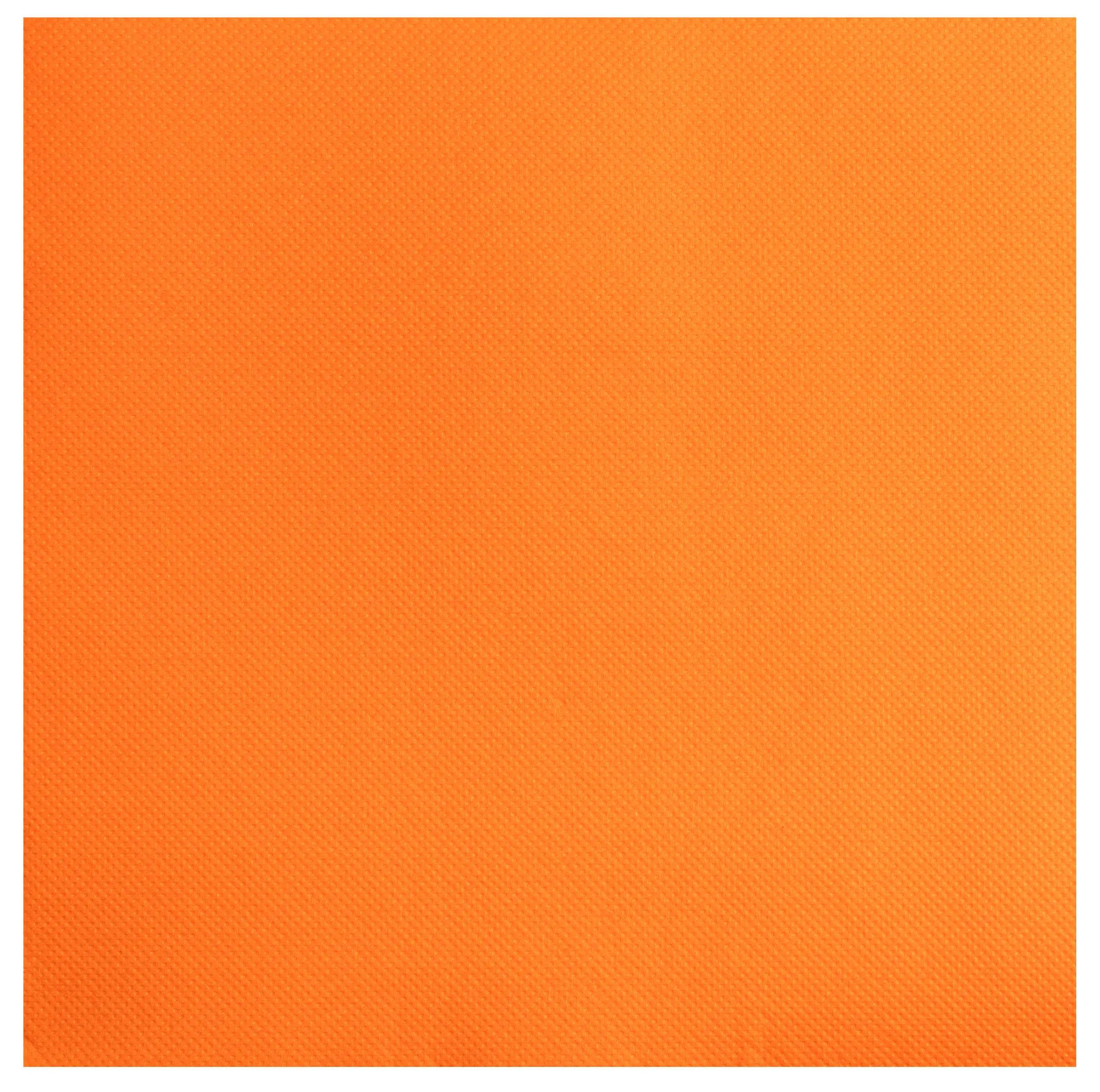 Ein strukturiertes orangefarbenes Quadrat mit einem schwachen Rastermuster, das einen subtilen visuellen Effekt erzeugt.