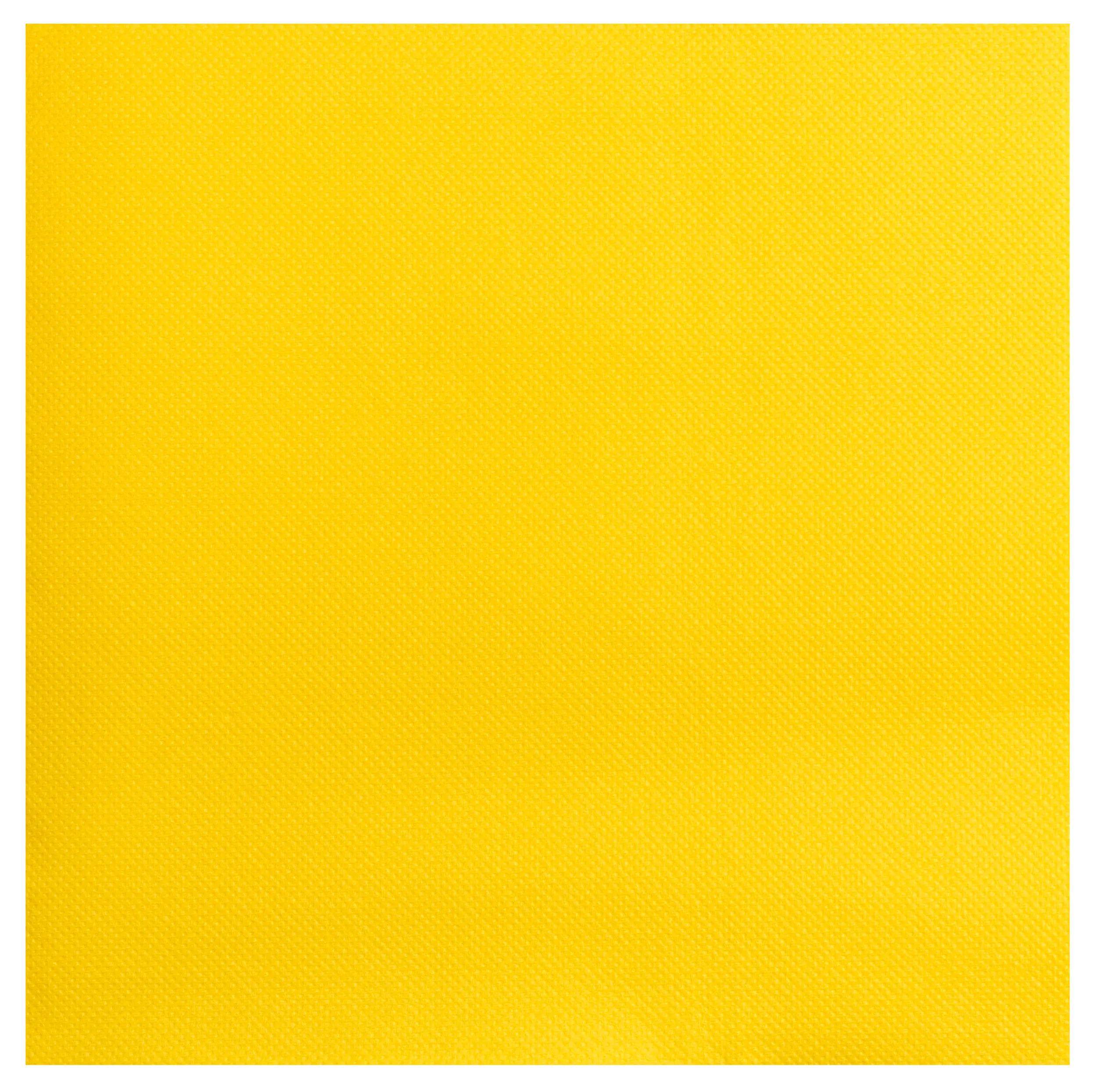 Ein einfaches gelbes Quadrat mit einer strukturierten Oberfläche.