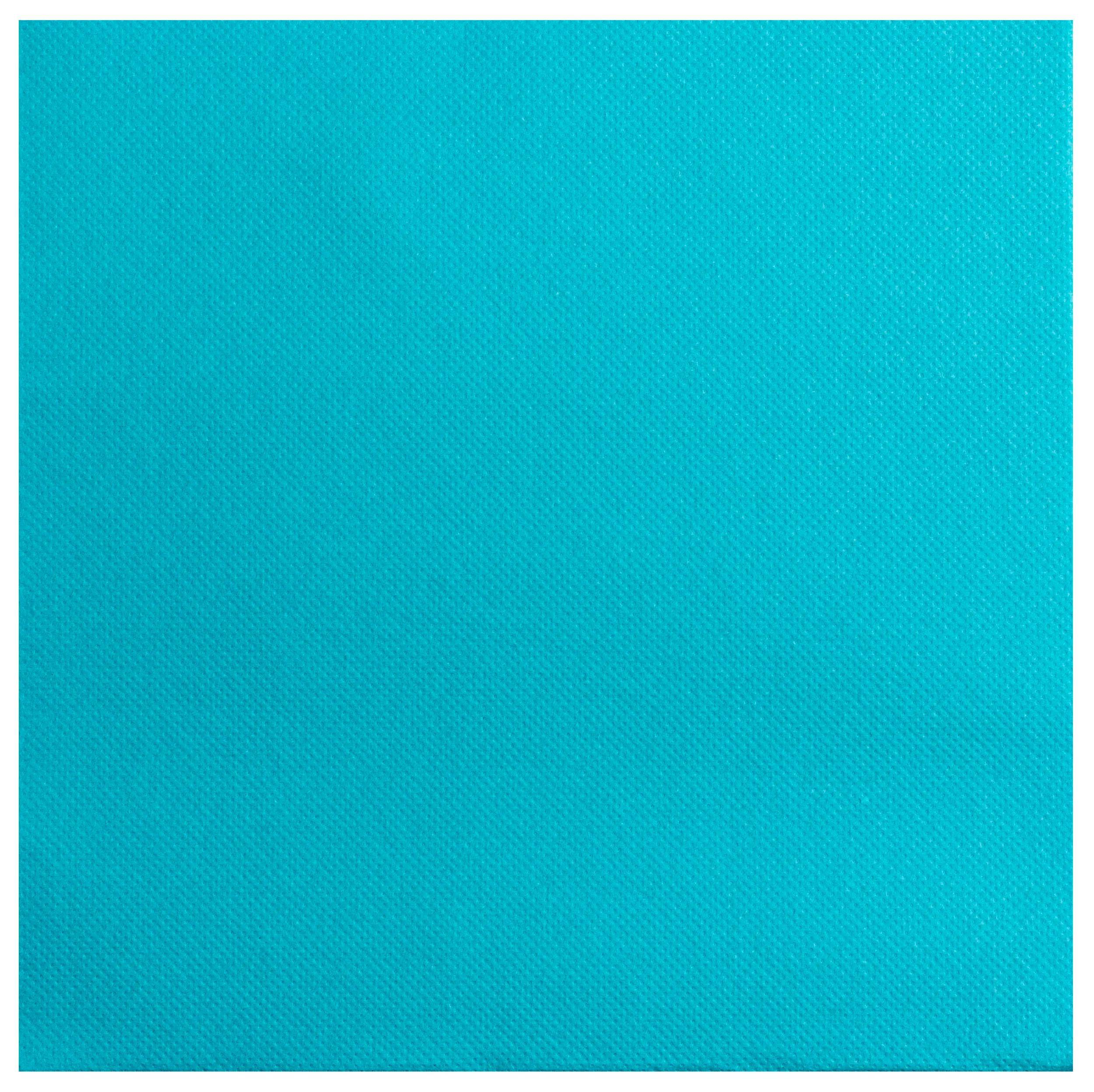 Ein Quadrat in durchgehender türkisfarbener Farbe mit strukturierter Oberfläche.