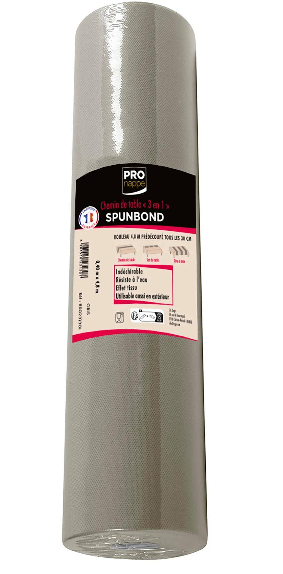 Pronappe 12x 3 in1 auf Rolle, Spunbond, 48x0,40m Grau RS023130I