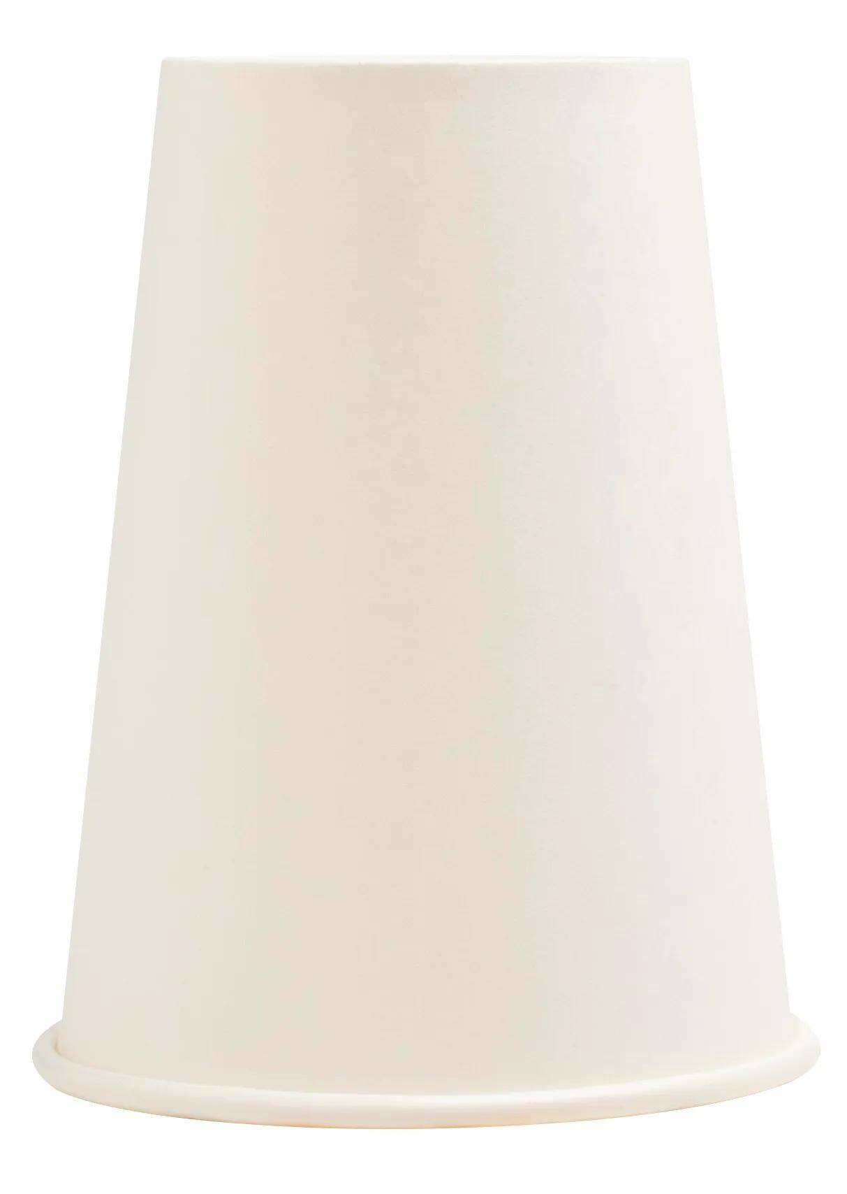 Pronappe 25x 50 Pappbecher, 20 cl, Ø 7 cm, 100% plastikfrei - Weiß 89110I