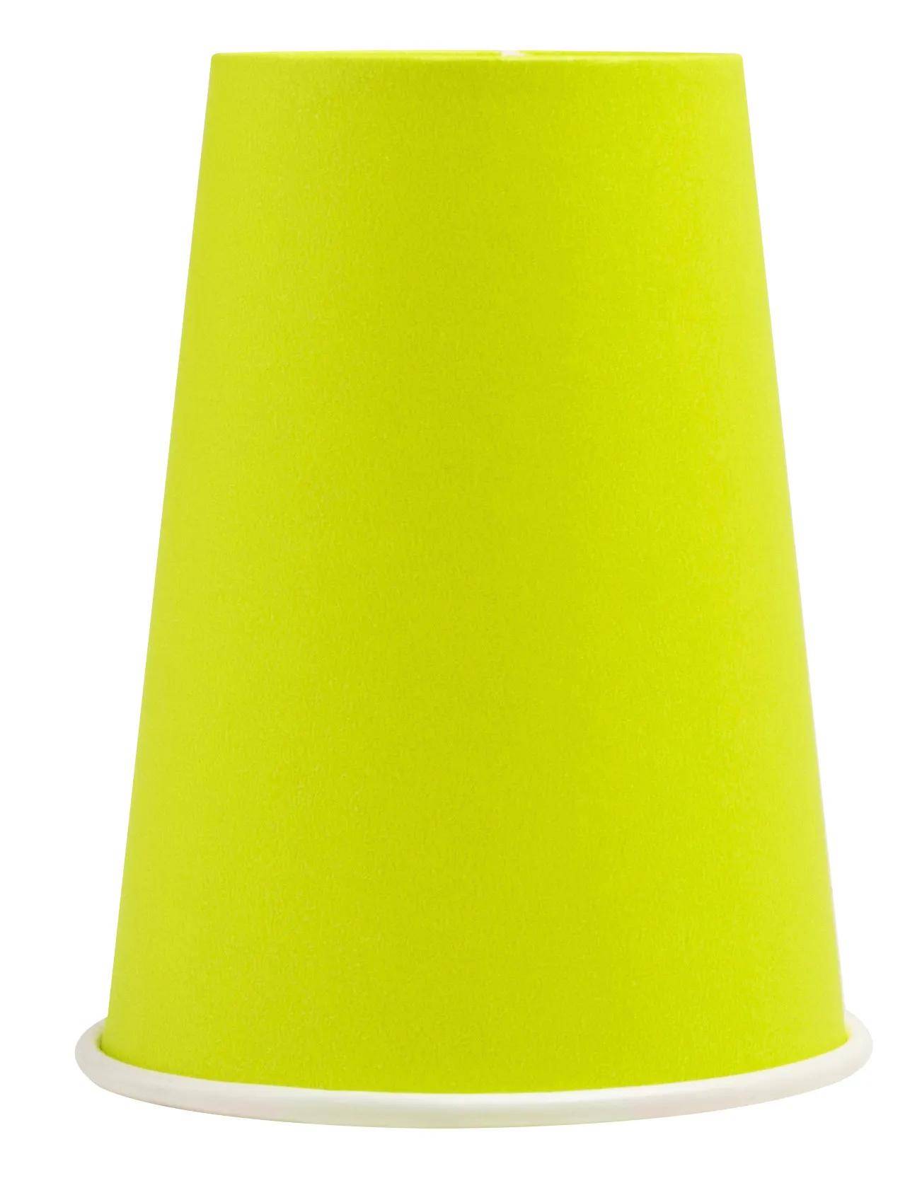 Pronappe 20x 15 Pappbecher, 20 cl, Ø 7 cm, plastikfrei - Kiwigrün 89113I