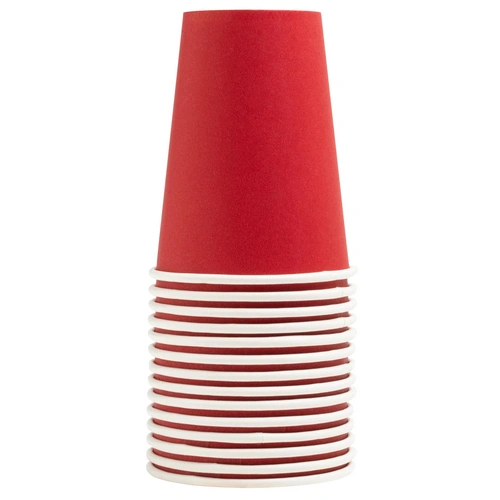 Pronappe 20x 15 Pappbecher, 20 cl, Ø 7 cm, plastikfrei - Rot 89115I Pronappe 20x 15 Pappbecher, 20 cl, Ø 7 cm, plastikfrei - Rot 89115I