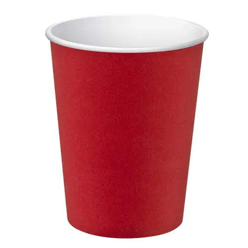 Pronappe 20x 15 Pappbecher, 20 cl, Ø 7 cm, plastikfrei - Rot 89115I Pronappe 20x 15 Pappbecher, 20 cl, Ø 7 cm, plastikfrei - Rot 89115I