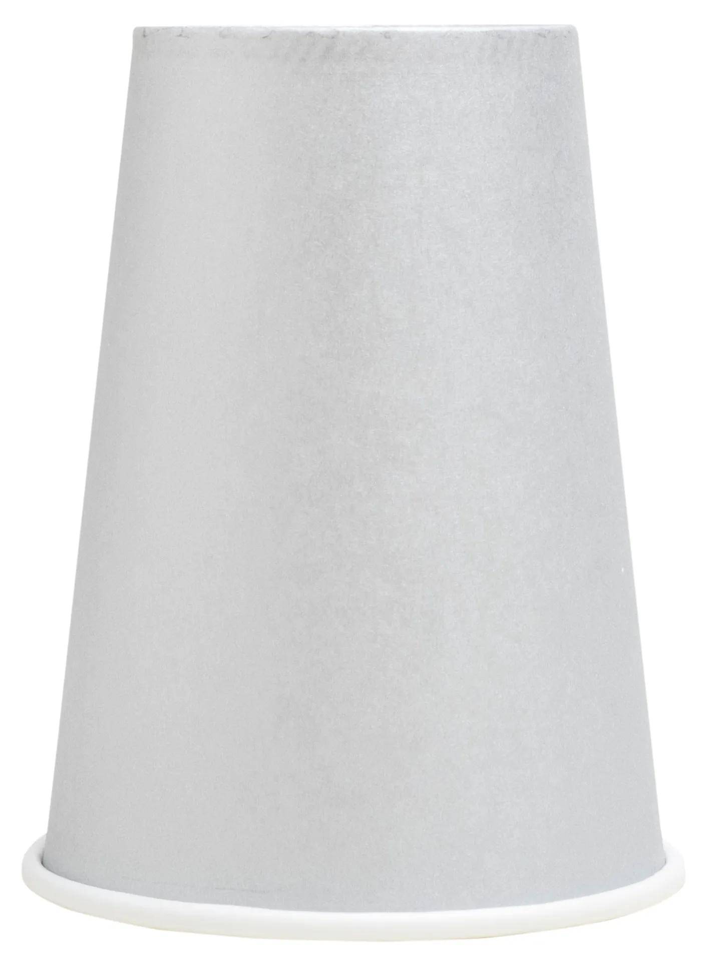 Pronappe 20x 15 Pappbecher, 20 cl, Ø 7 cm, plastikfrei - Silber 89311I