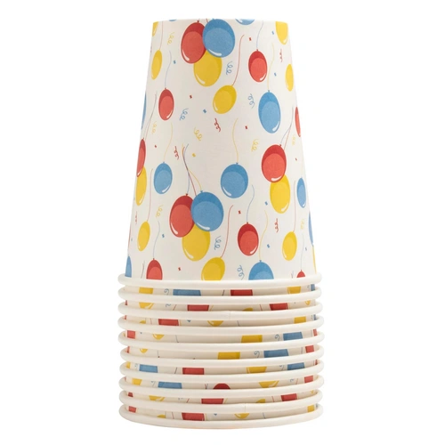 Pronappe 20x 10 Pappbecher, 20 cl, Ø 7 cm, 100% plastikfrei Ballons 89140I Pronappe 20x 10 Pappbecher, 20 cl, Ø 7 cm, 100% plastikfrei Ballons 89140I