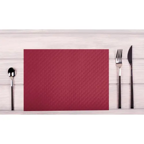 Pronappe 4x 500 Tischsets, Papier Tiss Lack, 30x40cm Bordeauxrot 304022I Pronappe 4x 500 Tischsets, Papier Tiss Lack, 30x40cm Bordeauxrot 304022I