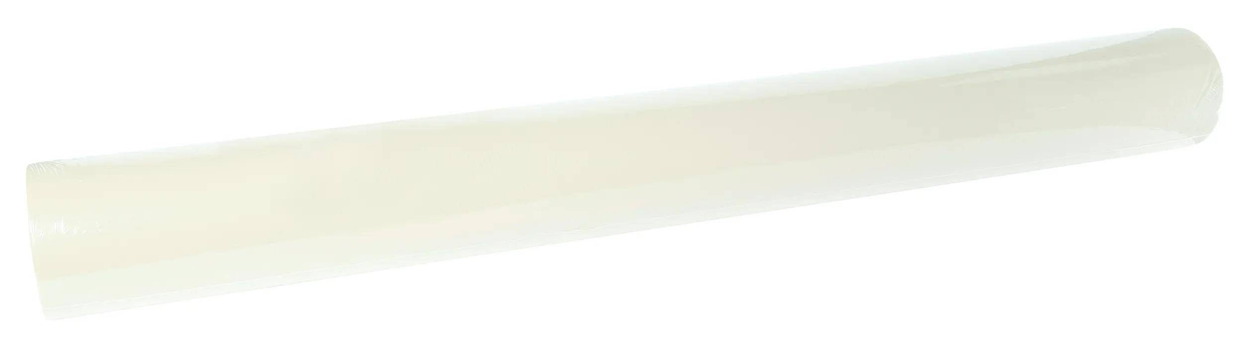 Eine glatte, hell gefärbte, rechteckige Oberfläche mit einem subtilen Farbverlauf, die möglicherweise ein poliertes Material oder eine Oberflächenbehandlung darstellt.