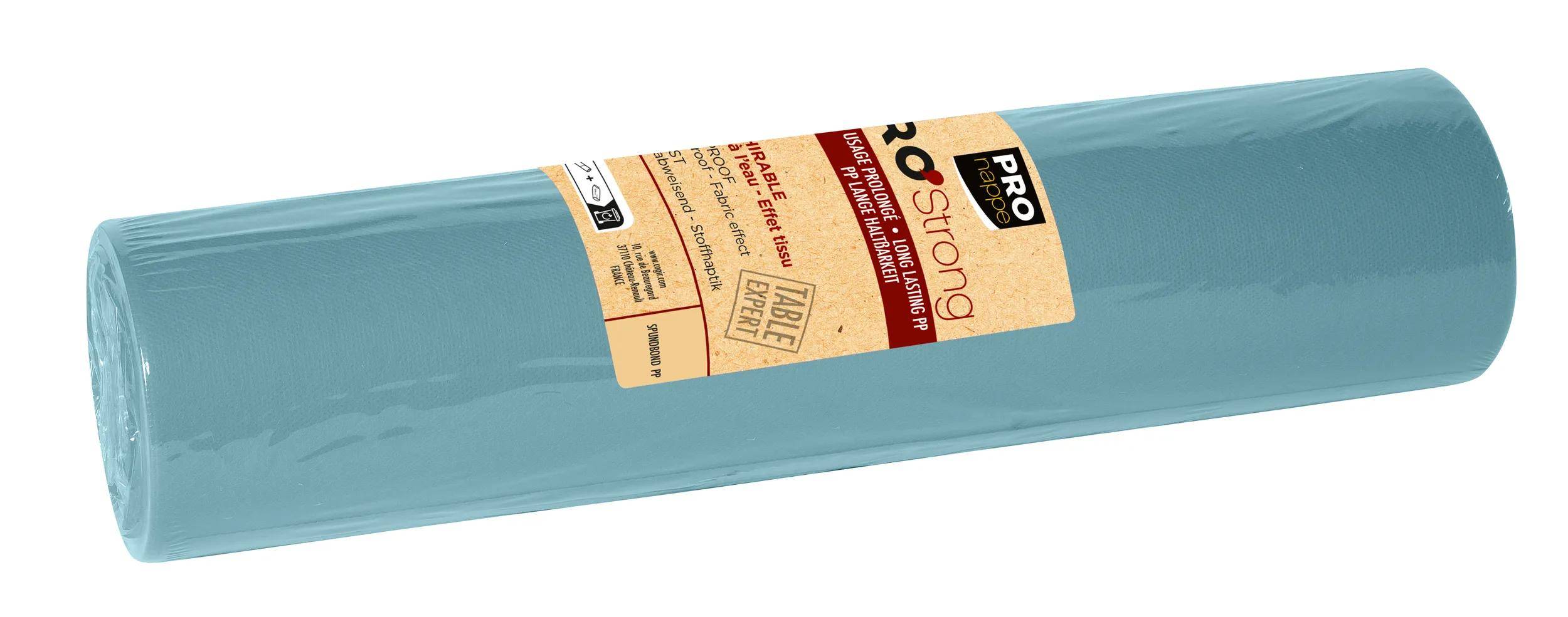 Pronappe 4x Tischläufer auf Rolle, Spunbond, 24x0,40m Pazifikblau R732404I