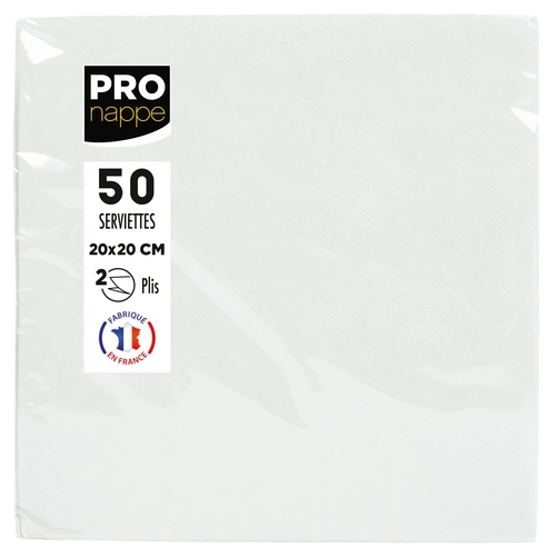 Pronappe 16x Pack 50 Cocktail-Servietten Tissue, 2-lagig 20x20cm Weiß SV622001I Pronappe 16x Pack 50 Cocktail-Servietten Tissue, 2-lagig 20x20cm Weiß SV622001I