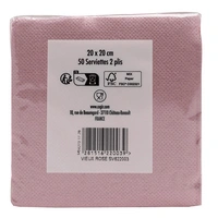 Pronappe 16x Pack 50 Cocktail-Servietten 2-lagig 20x20cm Altrosa SV622003I Pronappe 16x Pack 50 Cocktail-Servietten 2-lagig 20x20cm Altrosa SV622003I