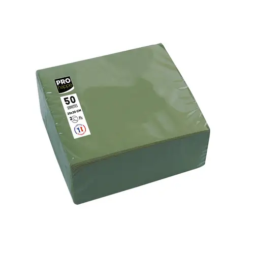 Pronappe 16x Pack 50 Cocktail-Servietten 2-lagig 20x20cm Olivgrün SV622057I Pronappe 16x Pack 50 Cocktail-Servietten 2-lagig 20x20cm Olivgrün SV622057I