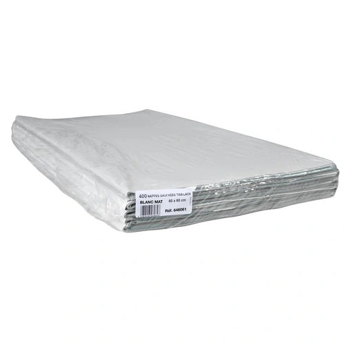 Pronappe Papiertischdecken, auf gefaltet, Pack 400 St 60x60cm Weiß 646061I Pronappe Papiertischdecken, auf gefaltet, Pack 400 St 60x60cm Weiß 646061I