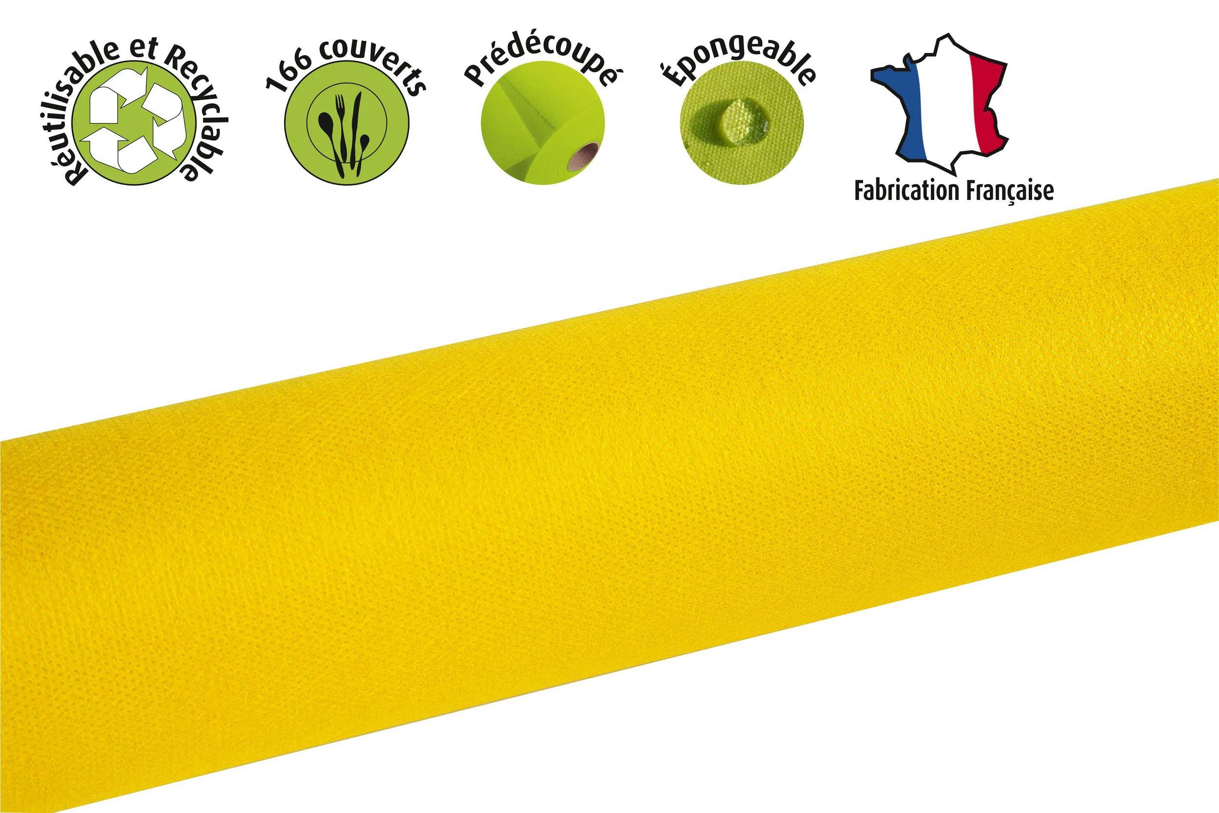 Pronappe Tischdecke auf Rolle, Spunbond, 1,20x50m Gelb R785024I