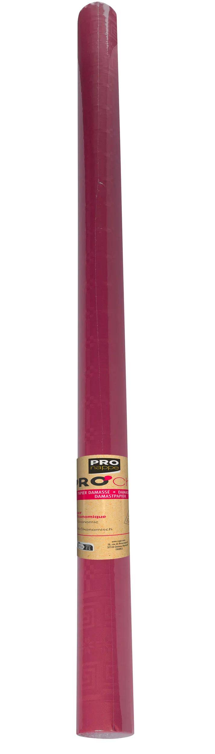 Pronappe 6x Papiertischdecke auf Rolle 1,18x25m Bordeauxrot R482522I