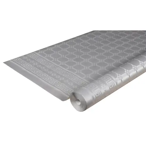Pronappe 6x Papiertischdecke auf Rolle Damastprägung 1,18x25m Silber R482552I Pronappe 6x Papiertischdecke auf Rolle Damastprägung 1,18x25m Silber R482552I