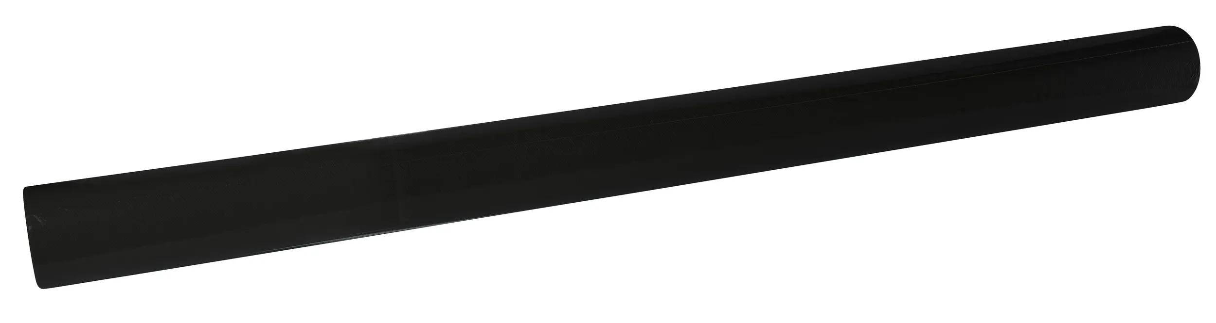 Breiter schwarzer Balken auf weißem Hintergrund.