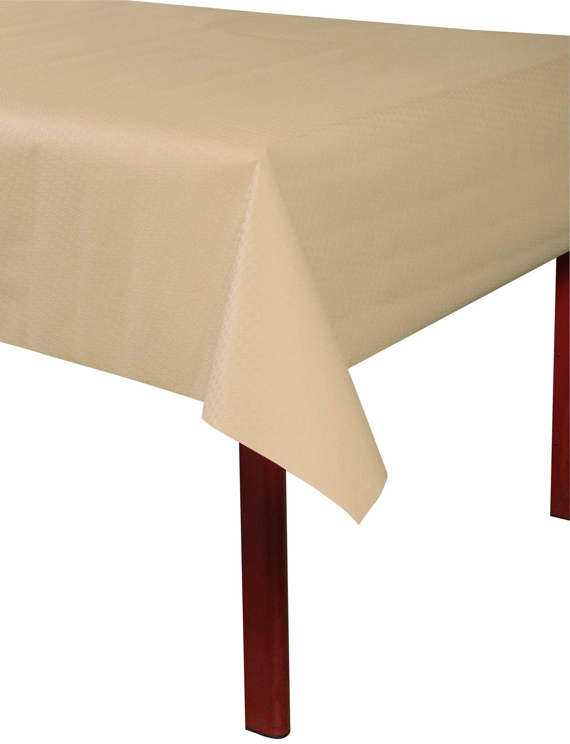 Pronappe 9x Tischdecke Rolle Papier, Leineneffekt 1,18x20m Schnurbraun R802068I