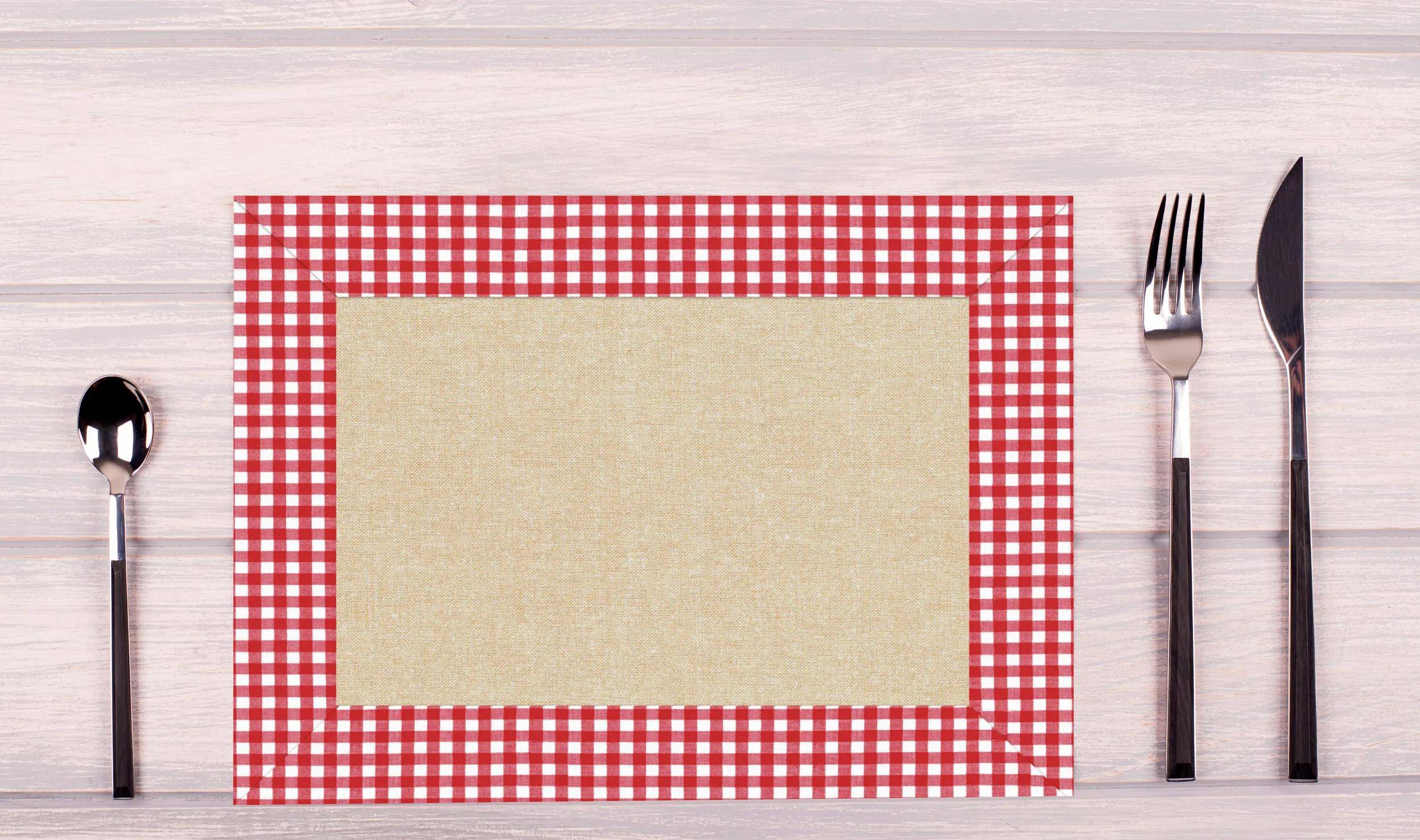 Pronappe Schachtel 400 Dekor-Tischsets, RC 80g, 30x40cm Vichy Leinen 334284I