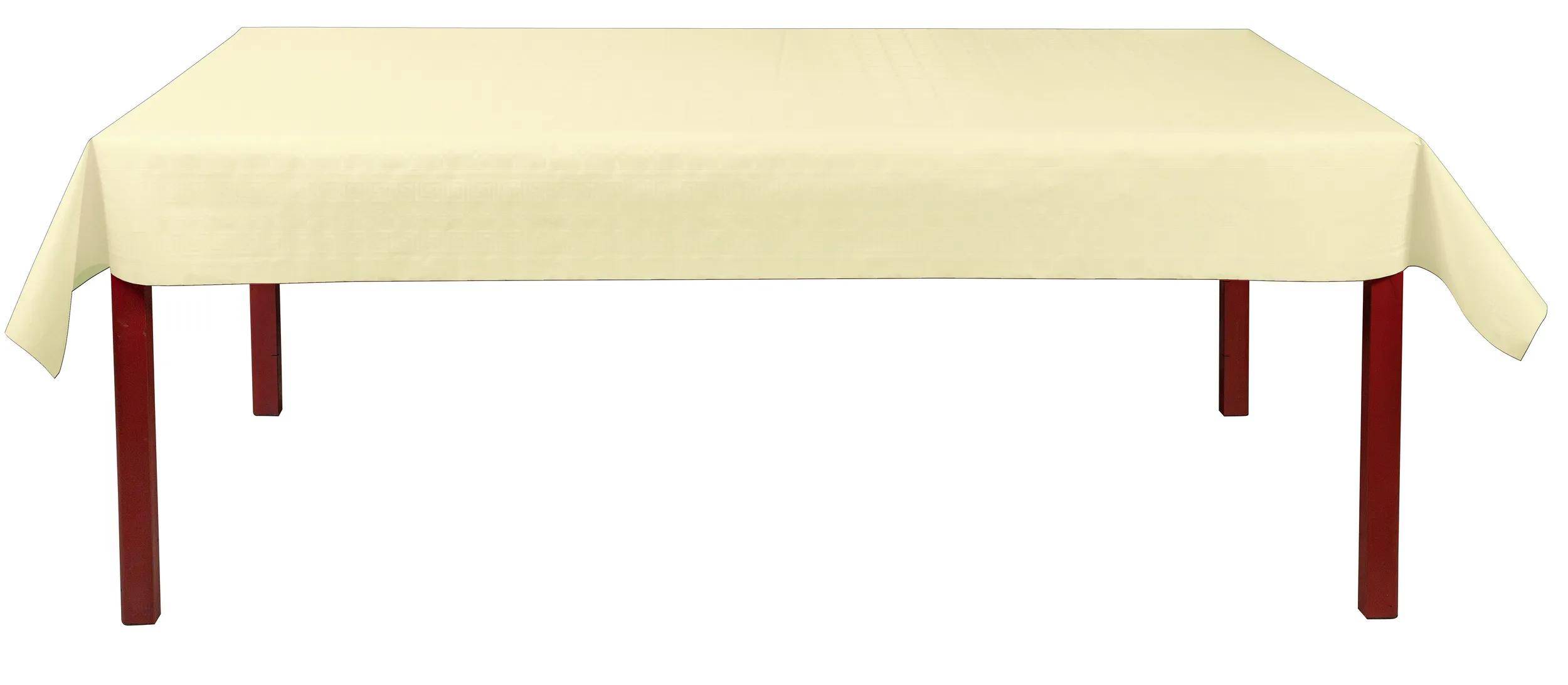 Pronappe 4x Papiertischdecke auf Rolle 50x1,18m Elfenbein R485024I