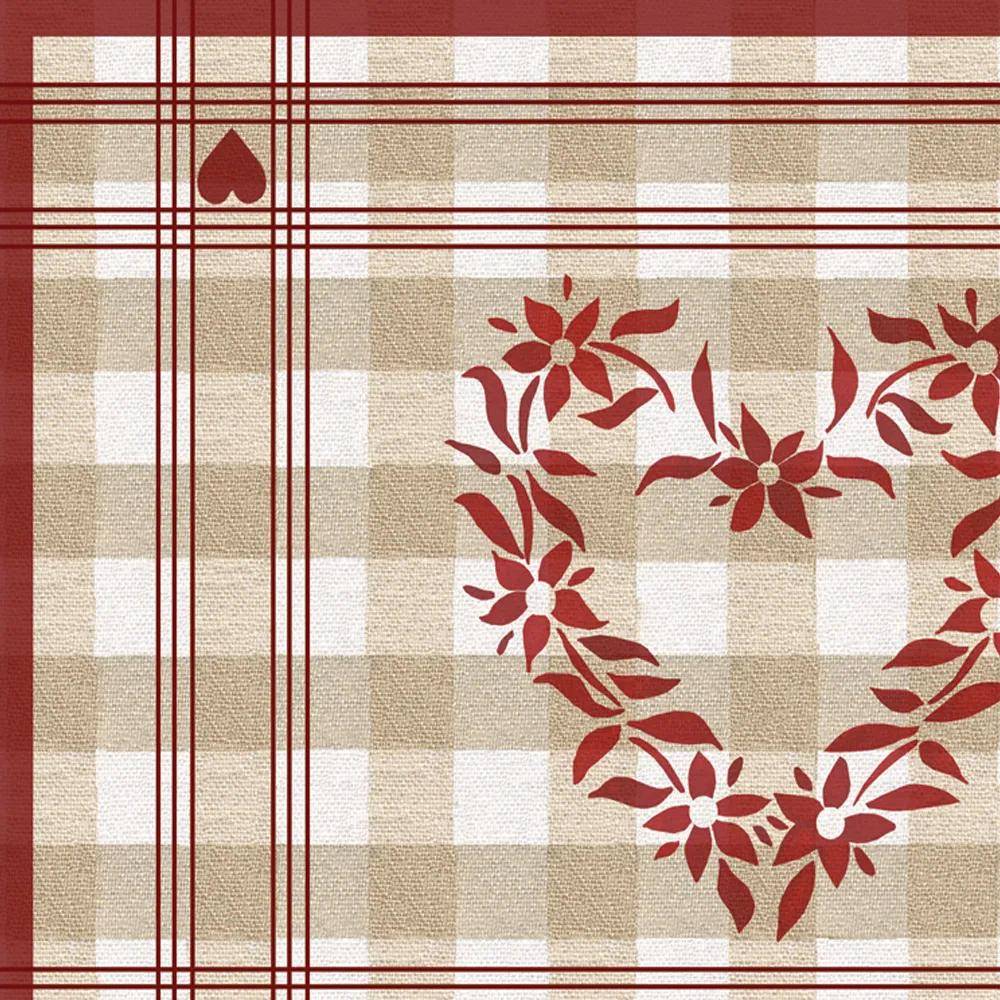 Pronappe Schachtel 400 Dekor-Tischsets, RC 80g, 30x40cm Edelweiß 334272I