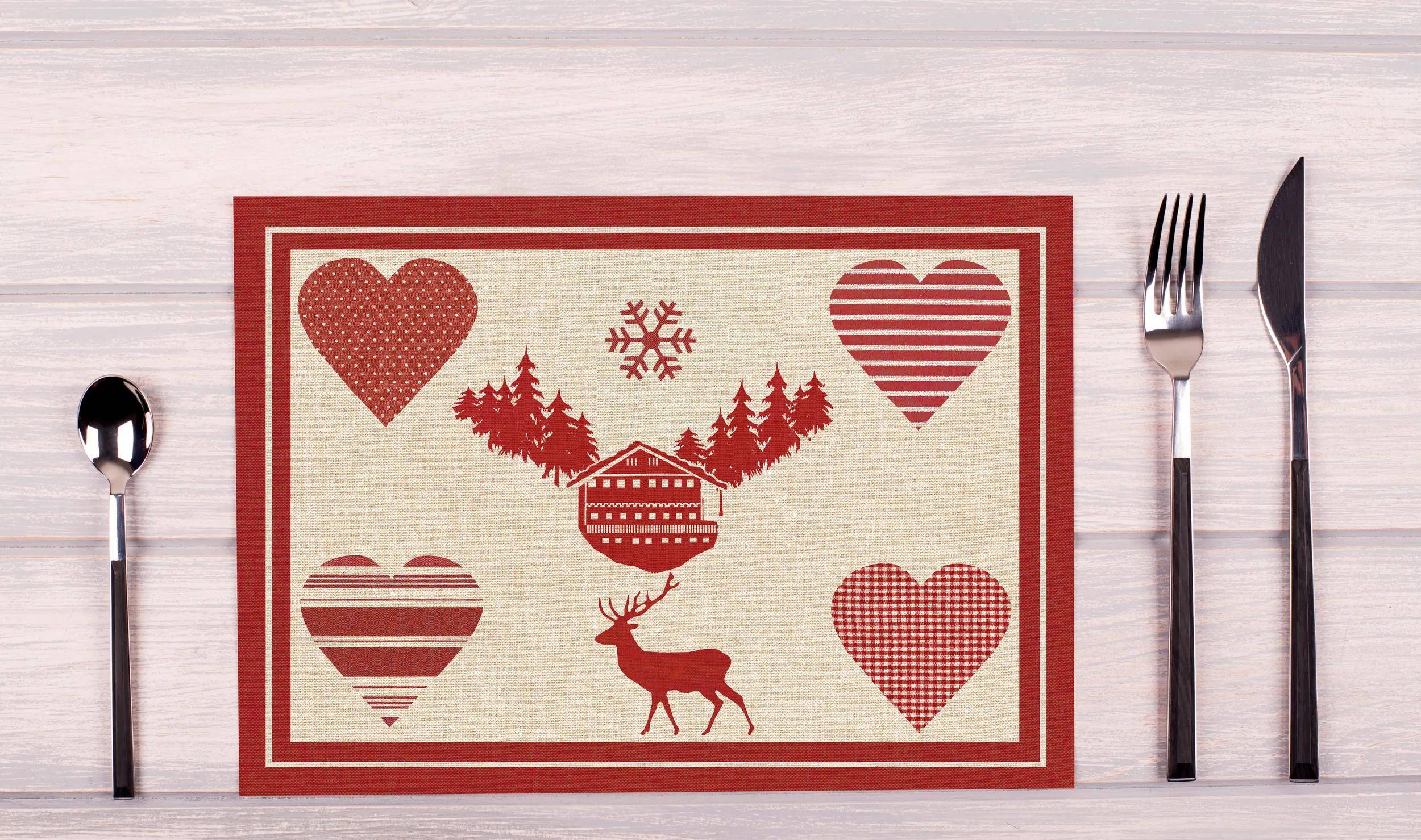 Pronappe Schachtel 400 Dekor-Tischsets, RC 80g, 30x40cm Höhenlage 334243I