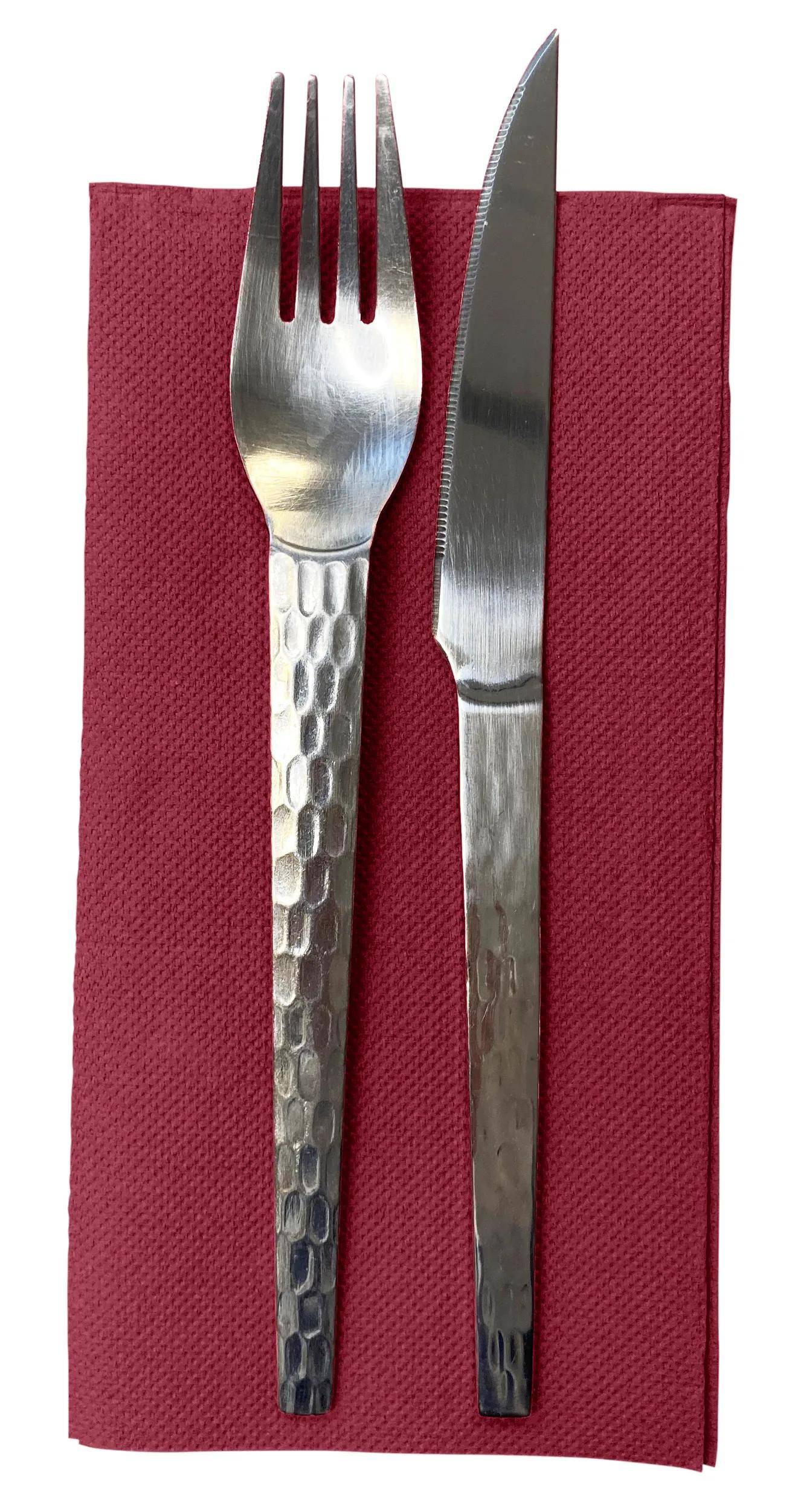 Pronappe 30x Tissue-Servietten Pack 40St 1/8 Falz 38x38cm Bordeauxrot SV623908I