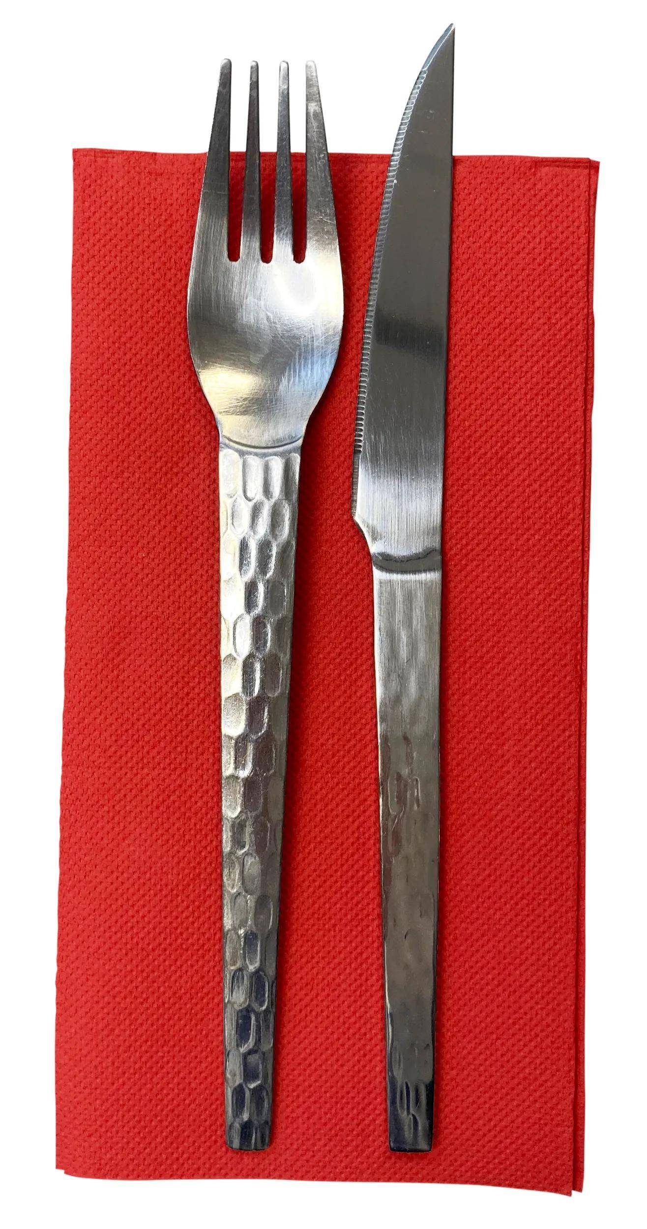 Pronappe 30x Tissue-Servietten, Pack 40 St 1/8 Falz, 38x38cm Rot SV623909I