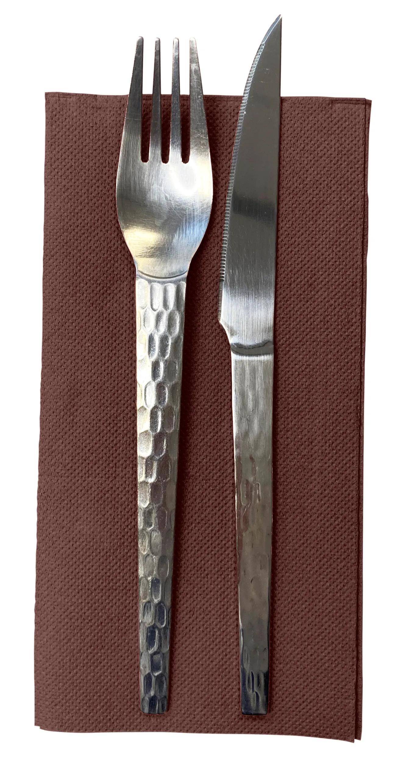 Pronappe 30x Tissue-Servietten Pack 40St 1/8 Falz, 38x38cm Schokolade SV623911I