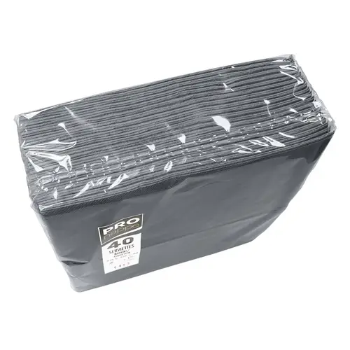 Pronappe 30x Tissue-Servietten, Pack 40 St 1/8 Falz, 38x38cm Grau SV623930I Pronappe 30x Tissue-Servietten, Pack 40 St 1/8 Falz, 38x38cm Grau SV623930I