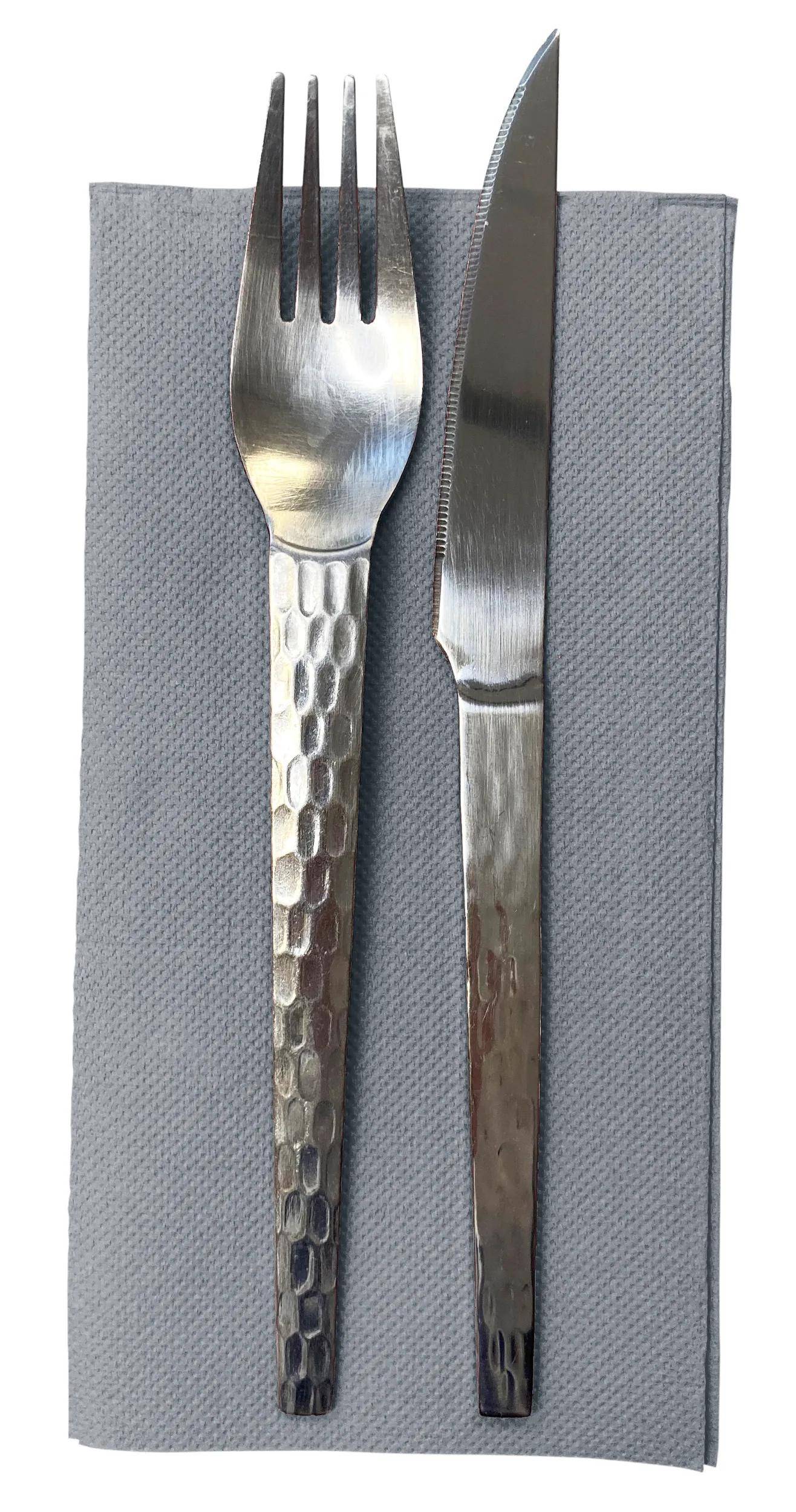 Pronappe 30x Tissue-Servietten, Pack 40 St 1/8 Falz, 38x38cm Grau SV623930I