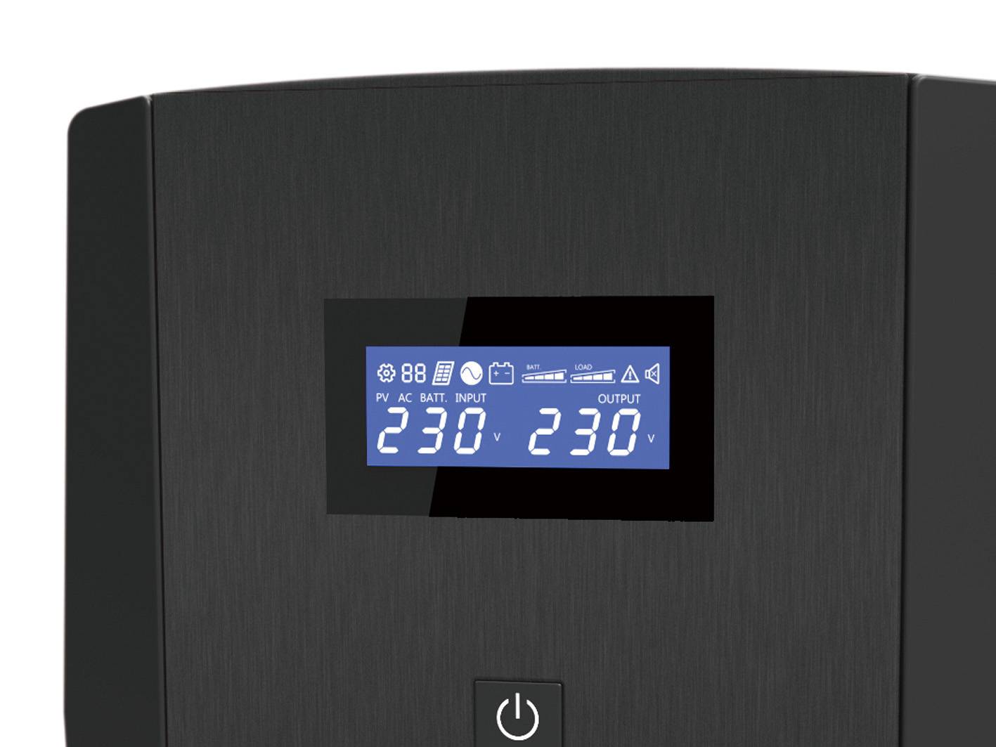 Conceptronic ZEUS03G 1200VA 720W USV, 4x UK-Steckdosen, HID-USB, RJ45 Ein/Aus, mit AVR-Funktion, Line-Interaktiv, 1,2 kVA, 720 W, 220 V, 240 V, 220