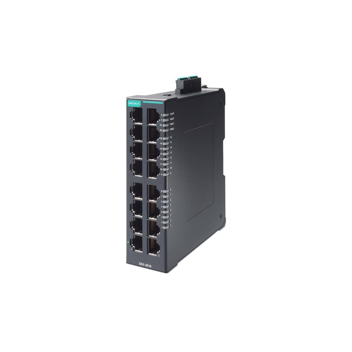 Kompakter industrieller Smart-Ethernet-Switch mit 16 10100BaseT(X)-Ports, Dual 12244