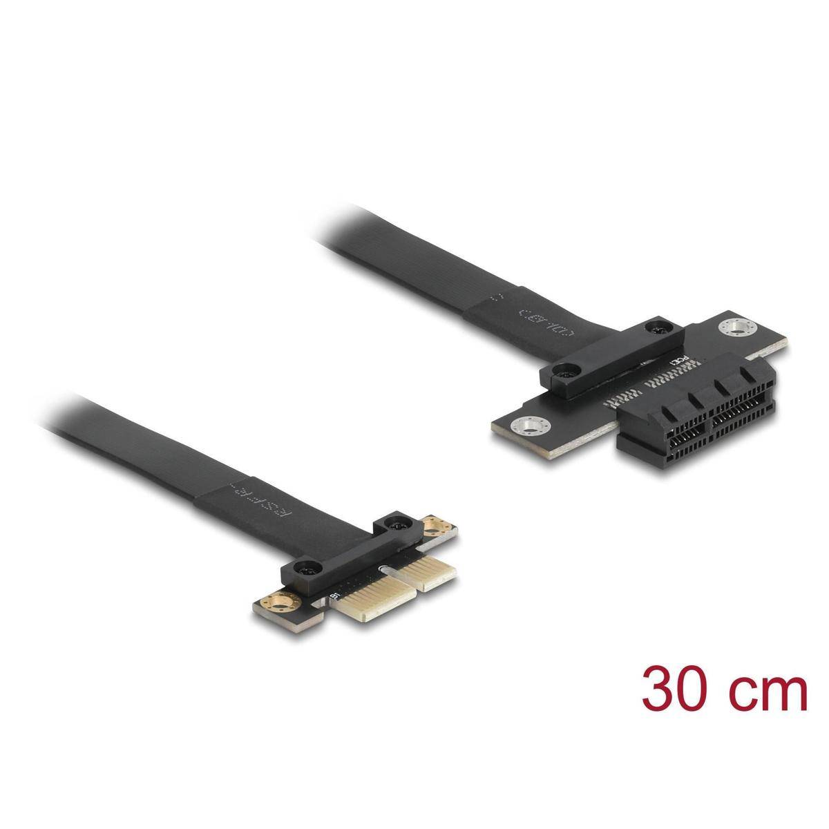 Delock PCI Express x1 Stecker zu x1 Slot Verlängerung 30 cm Riser Karte