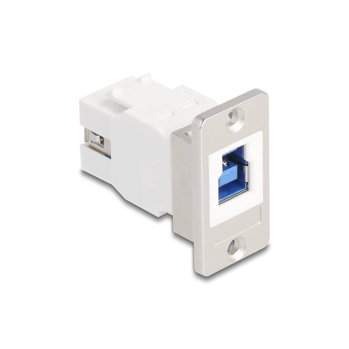 Delock Panel Mount USB 5 Gbps Typ-B Buchse zu Typ-A konisch