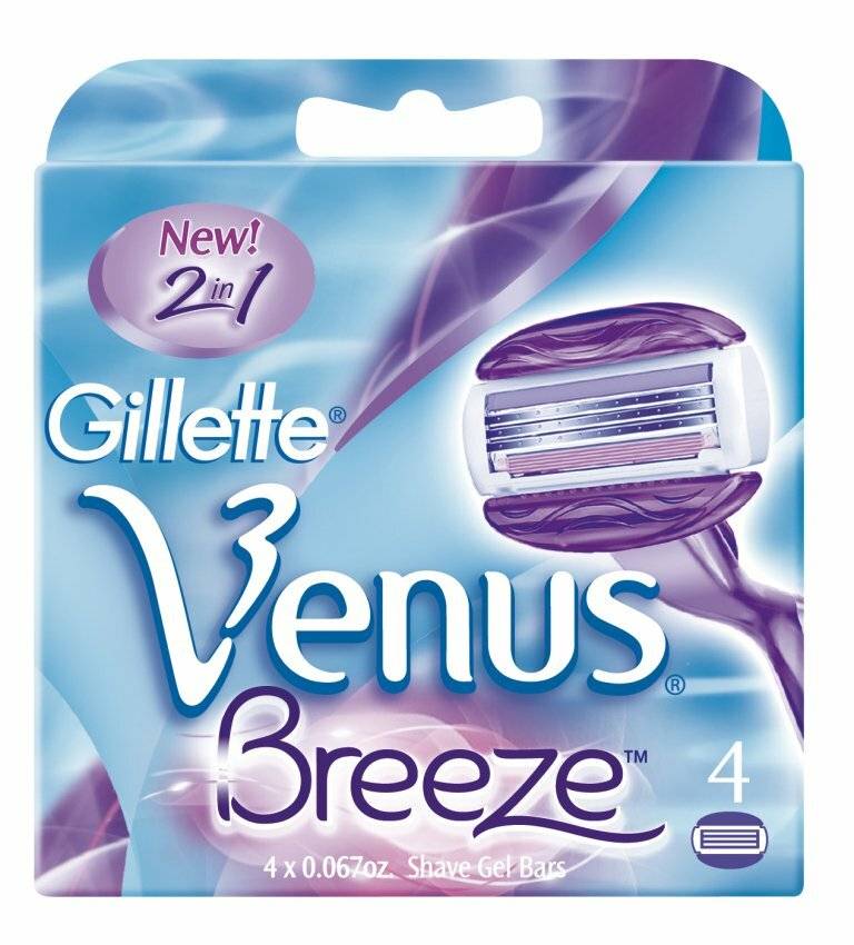 Gillette Venus Breeze Ersatzklingen (4er Pack)