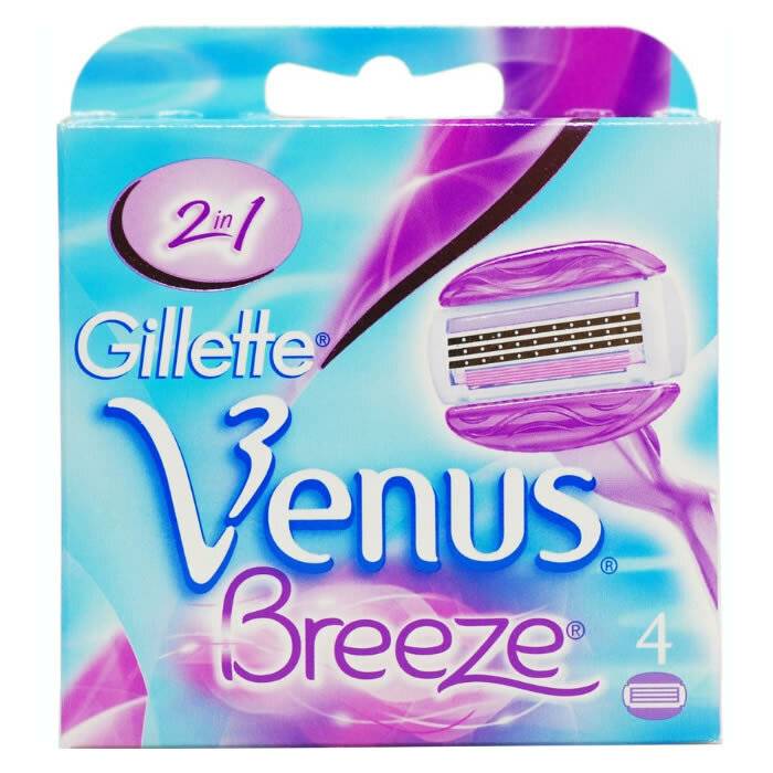 Gillette Venus Breeze Ersatzklingen (4er Pack)