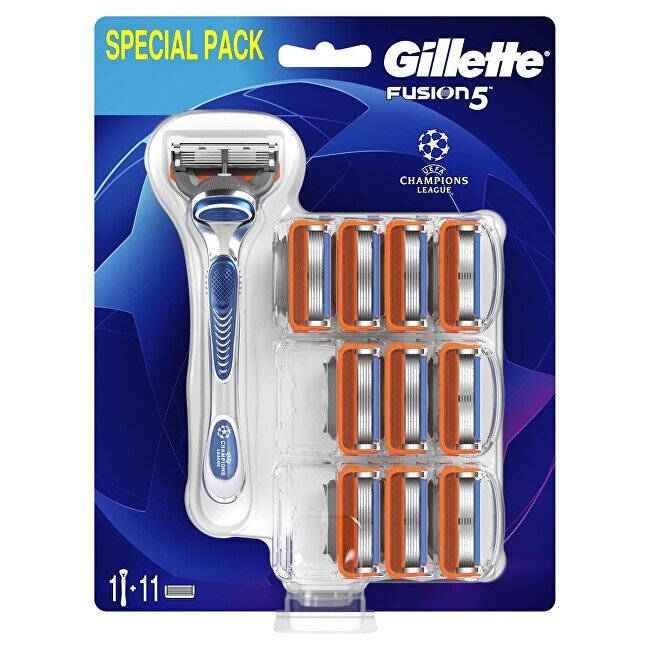 Gillette Fusion Mens Shaver Blue Gray
