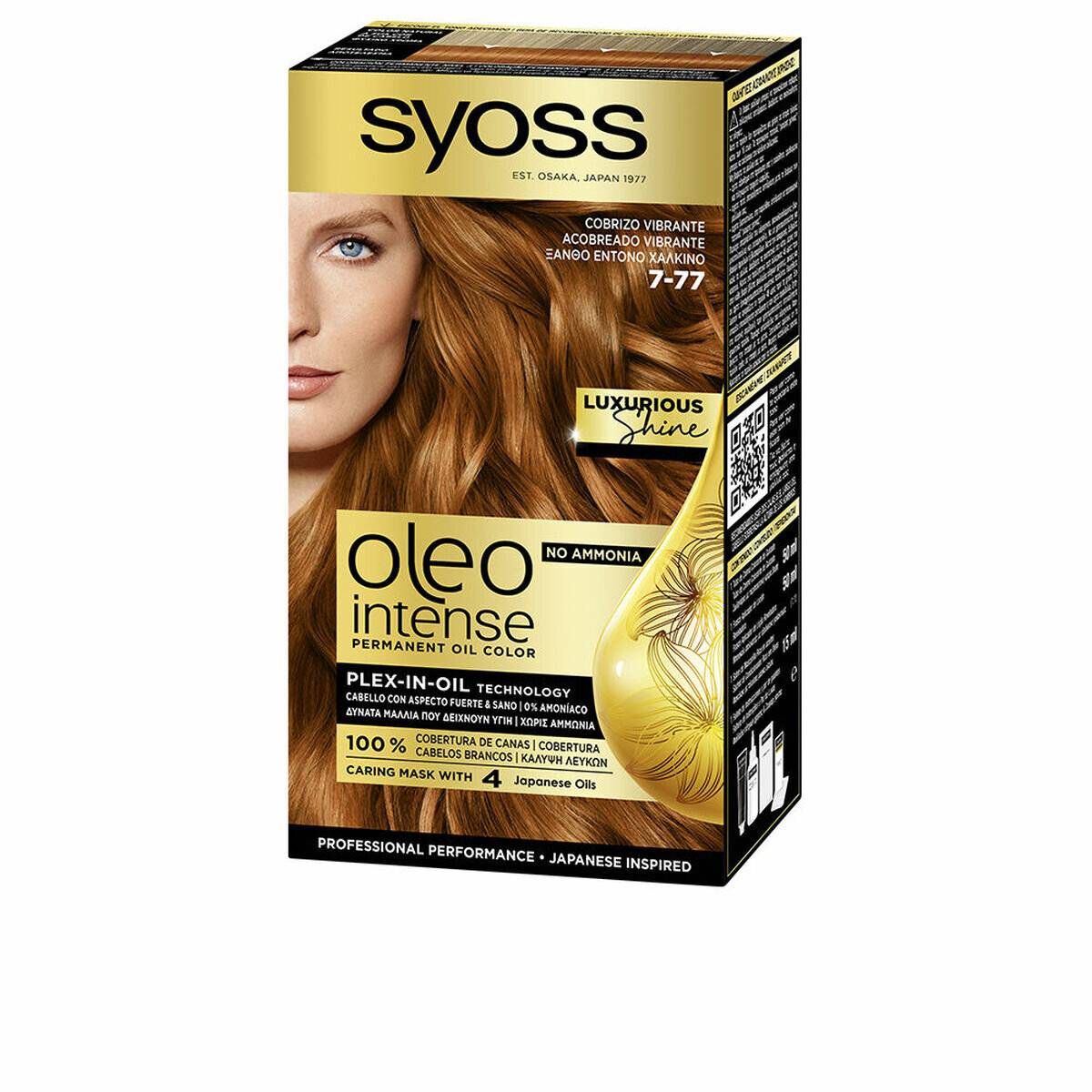 Syoss Oleo Intense Permanent Hair Color 7-77 Dark Blonde