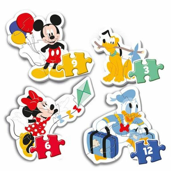 Disney Mickey My First Puzzle 3-6-9-12tlg.