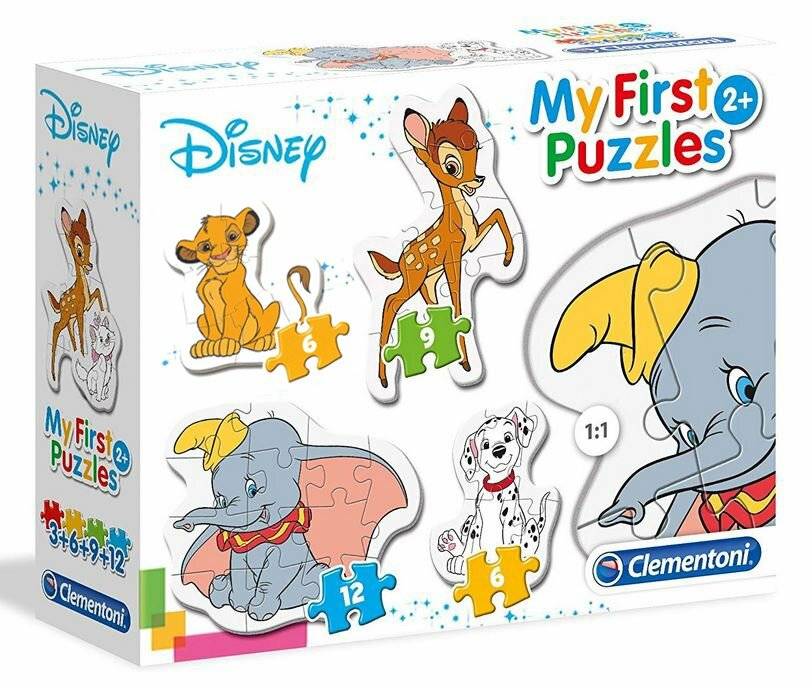 Disney Tierfreunde Mein erstes Puzzle 3-6-9-12teilig