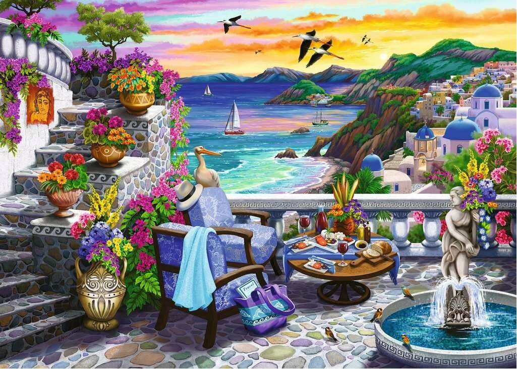 RAVENSBURGER Sonnenuntergang über Santorin EXTRA 300 Stück