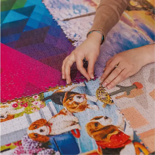 TREFL Puzzle UFT Color Splash: Würfel Farbverlauf 1000 Teile TREFL Puzzle UFT Color Splash: Würfel Farbverlauf 1000 Teile