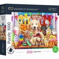 TREFL Puzzle UFT Cuteness Overload: Hunde vor dem Süßwarenladen 1000 Teile TREFL Puzzle UFT Cuteness Overload: Hunde vor dem Süßwarenladen 1000 Teile